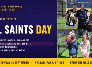 Calling all Saints for our season launch, Saturday 12 September at Hassall Park.